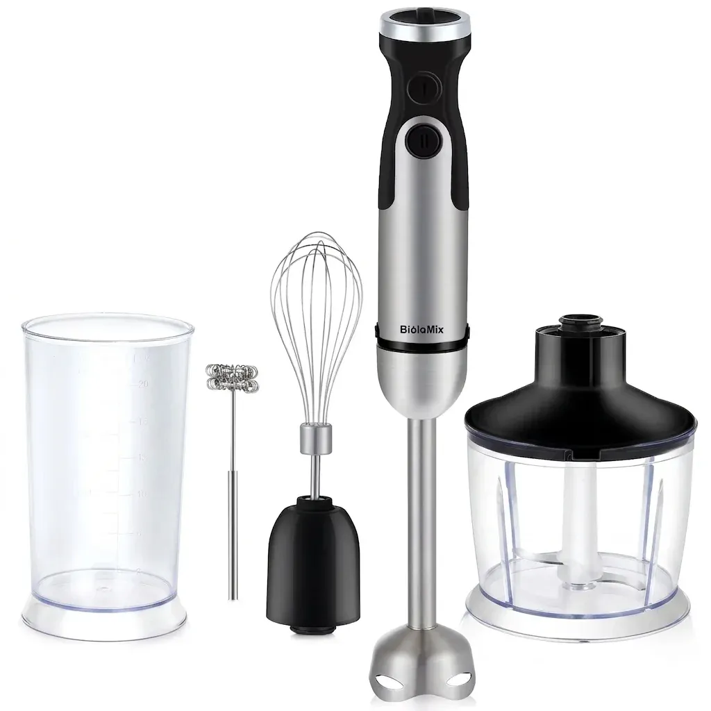 BioloMix 5-in-1 staafmixer set wit