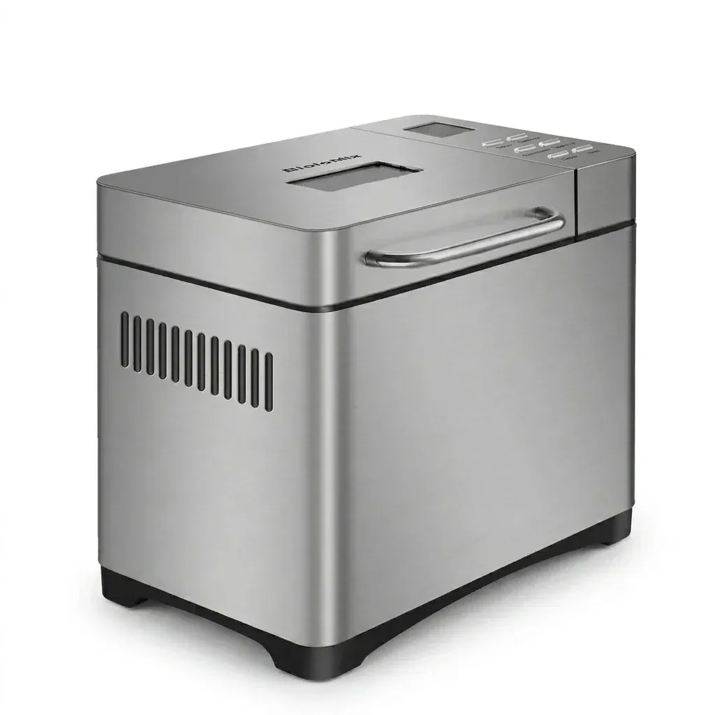 BioloMix automatische broodmaker 1 kg met 19 programma’s en dispenser