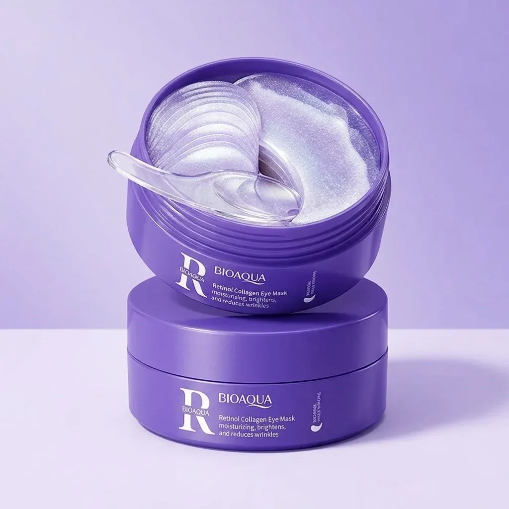 BIOAQUA retinol collageen oogmasker pot