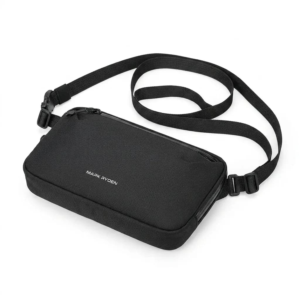 Mark Ryden waterdichte crossbody organizer voor elektronica