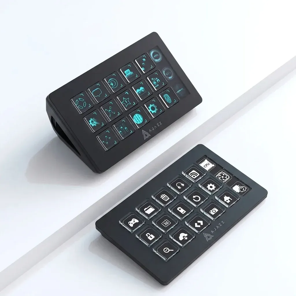 Ajazz AKP153 macrocontroller met LCD-toetsen