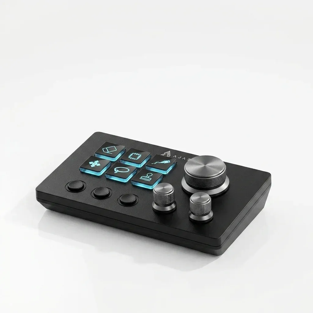 Ajazz macrocontroller met draaiknoppen en toetsen