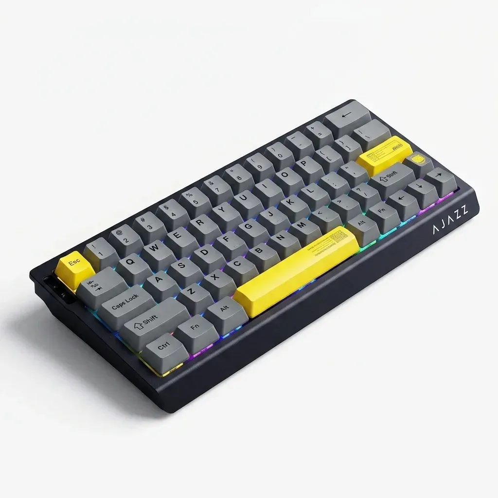 מקלדת גיימינג מכנית Ajazz AK029 עם RGB