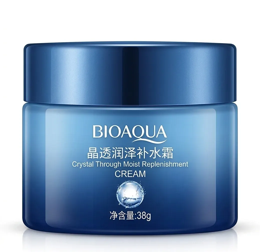 BIOAQUA hydraterende gezichtscrème blauwe pot