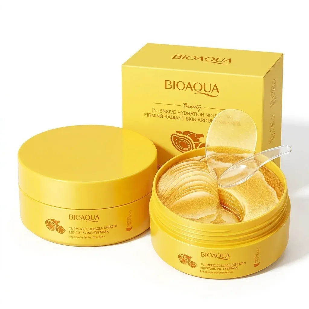 BIOAQUA kurkuma oogmaskers 80 stuks verpakking