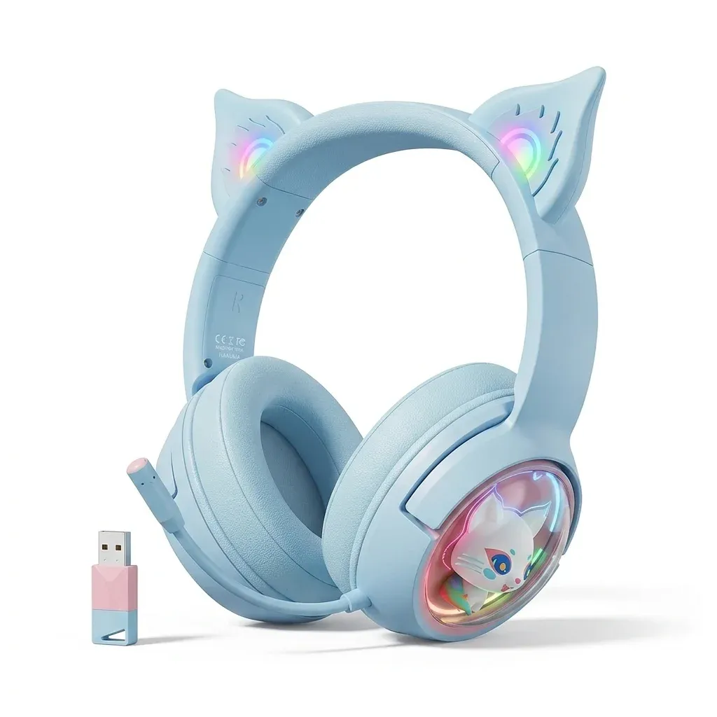 אוזניות גיימינג ONIKUMA B5 עם RGB