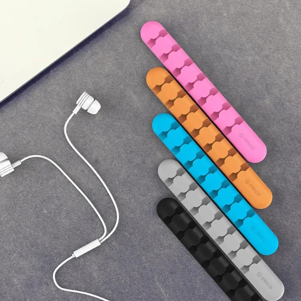 ORICO siliconen kabelhouder voor bureau en accessoires