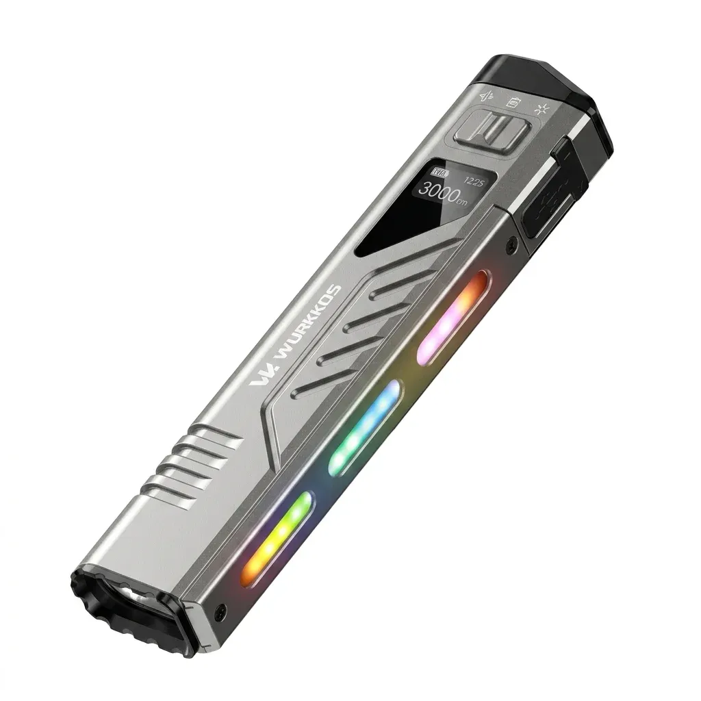 Wurkkos TD11 tactische zaklamp met OLED