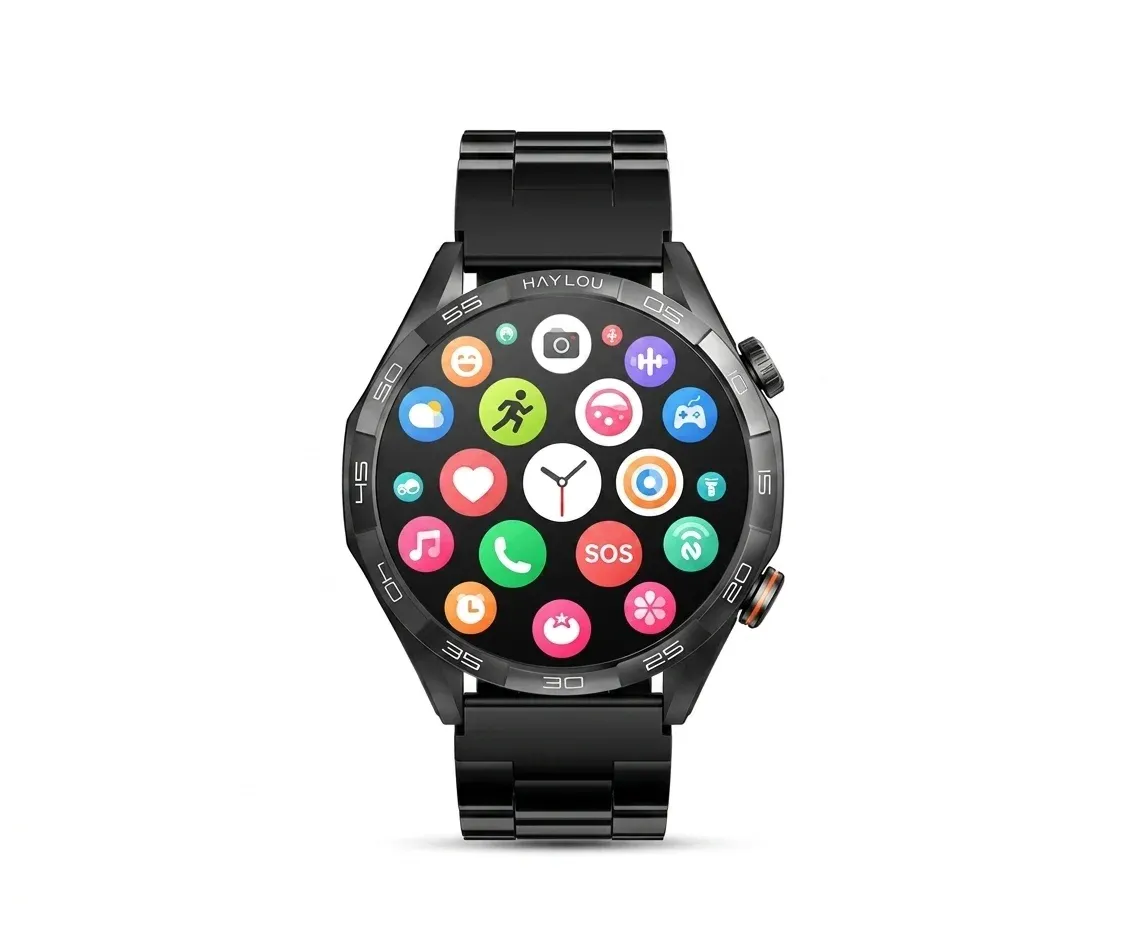 HAYLOU Solar 5 AMOLED smartwatch met bellen en lange accuduur