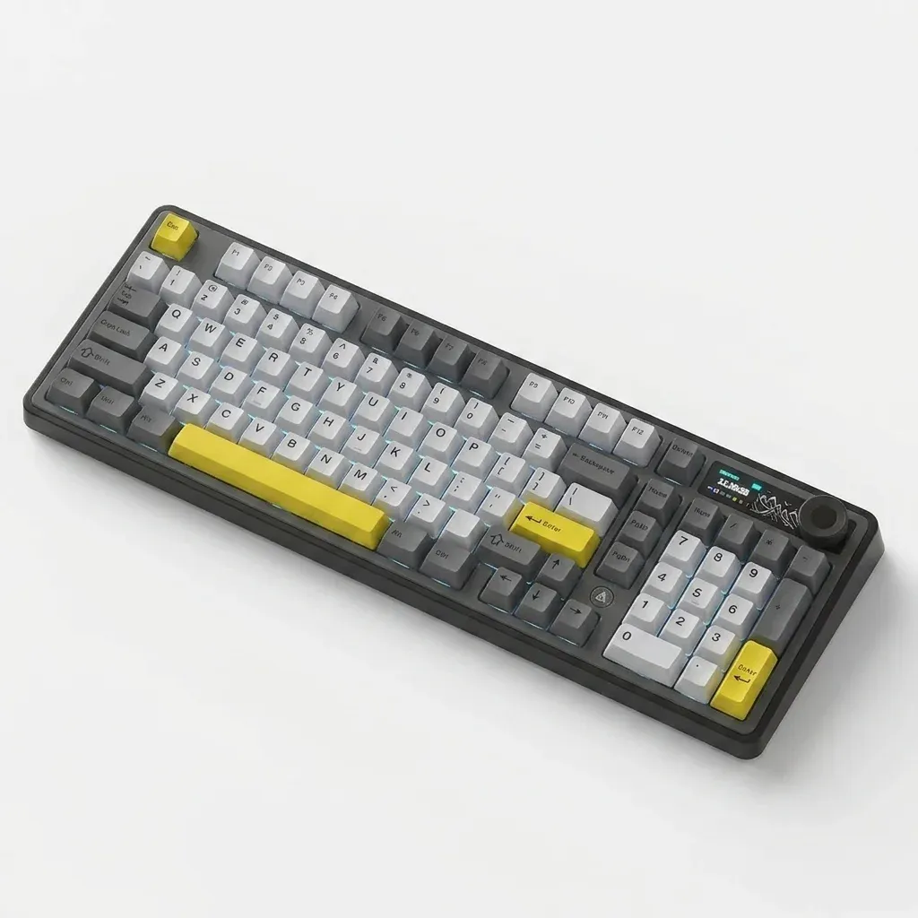 Ajazz AK980 mechanisch toetsenbord met scherm