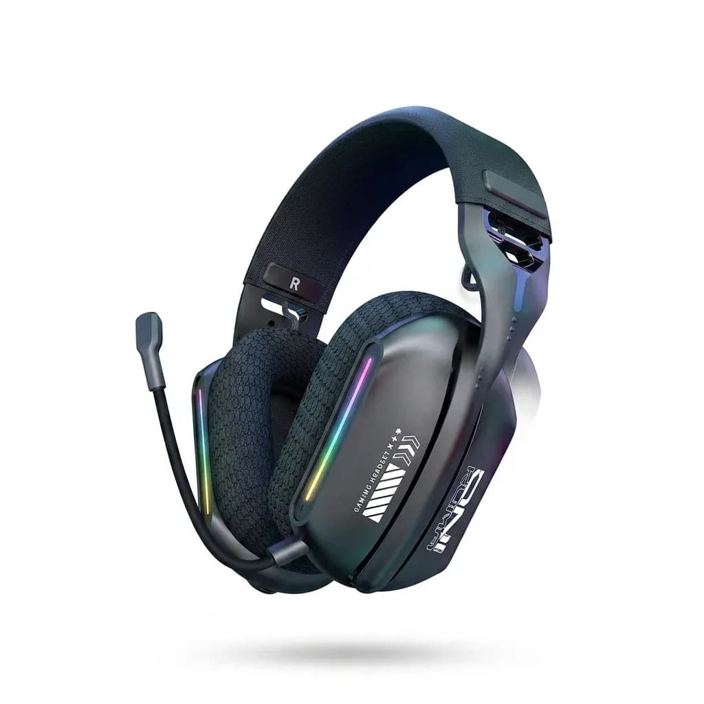 ONIKUMA GT808 draadloze gamingheadset zwart