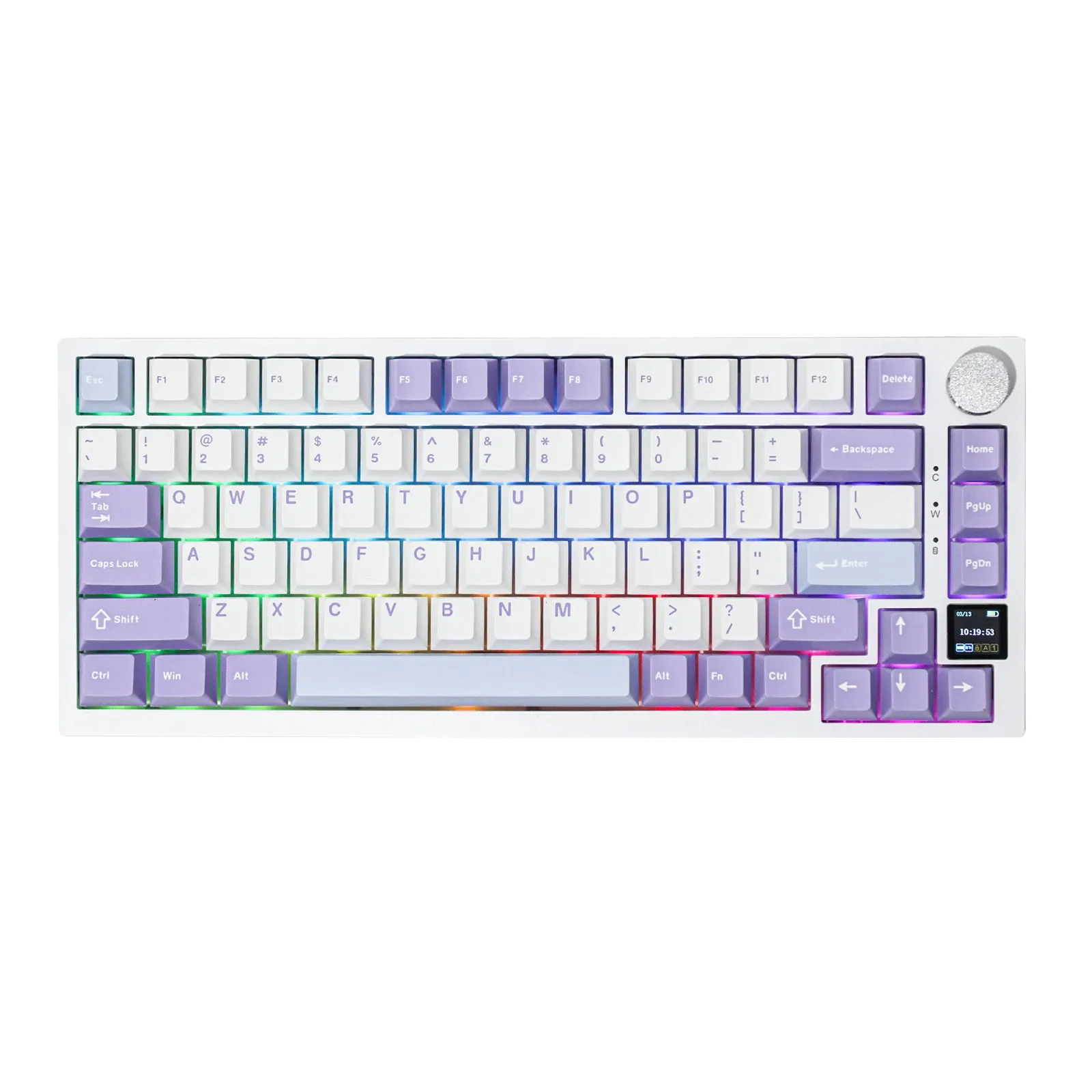 Ajazz AK820 Pro 75% mechanisch toetsenbord met TFT-scherm
