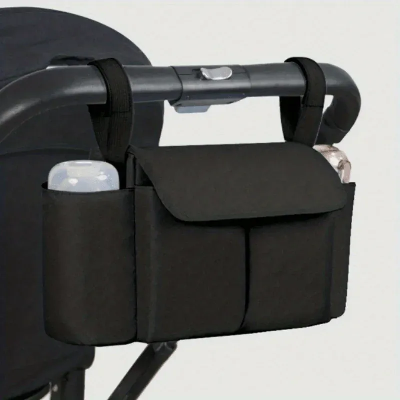 Compacte kinderwagen-opbergtas met schouderriem