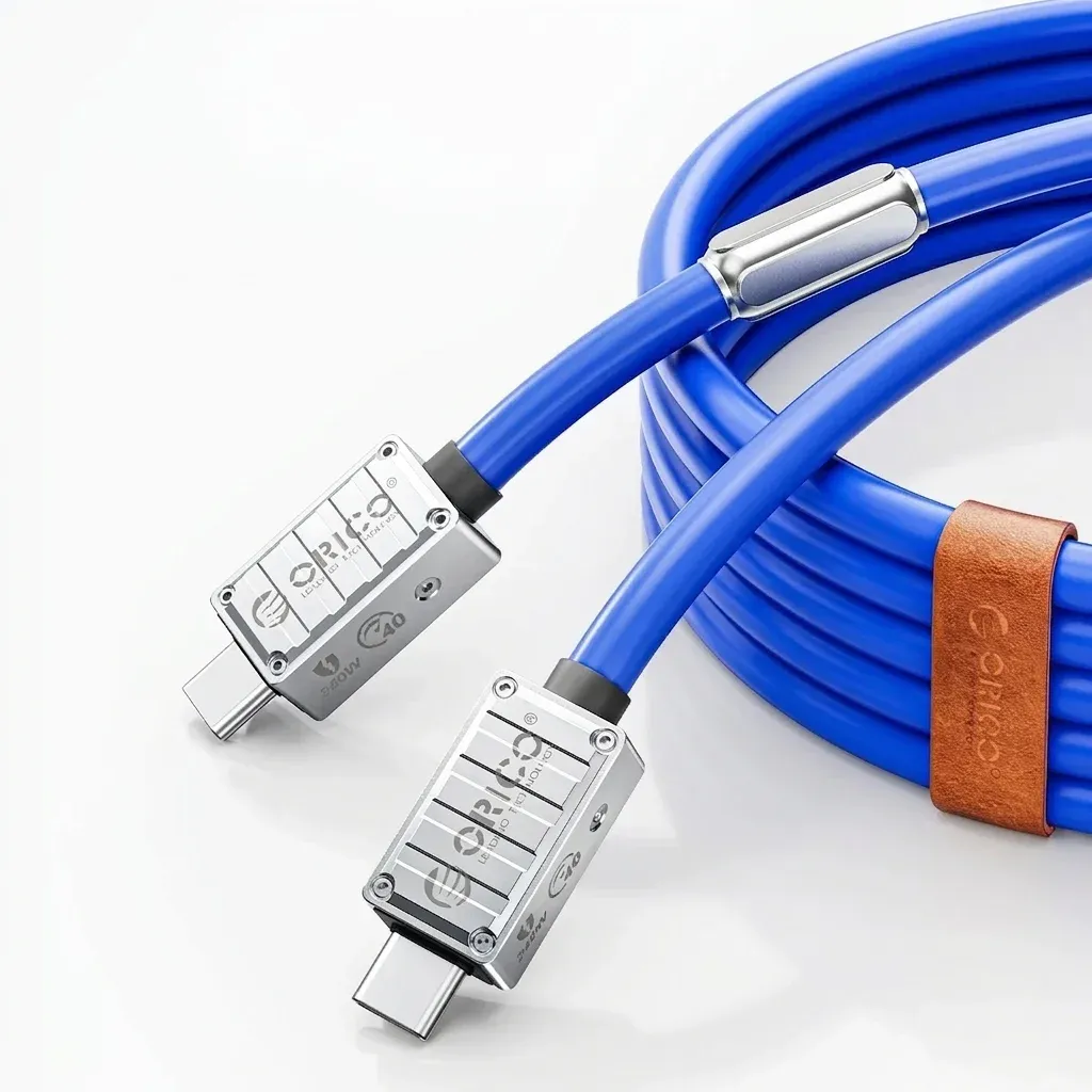 ORICO USB4 240W siliconenkabel blauw