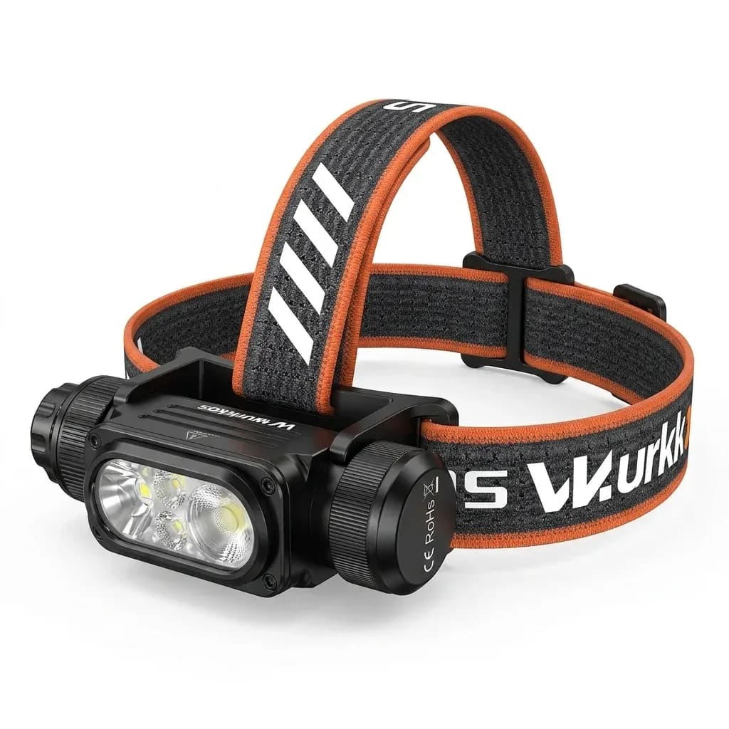 פנס ראש נטען Wurkkos HD17 שחור