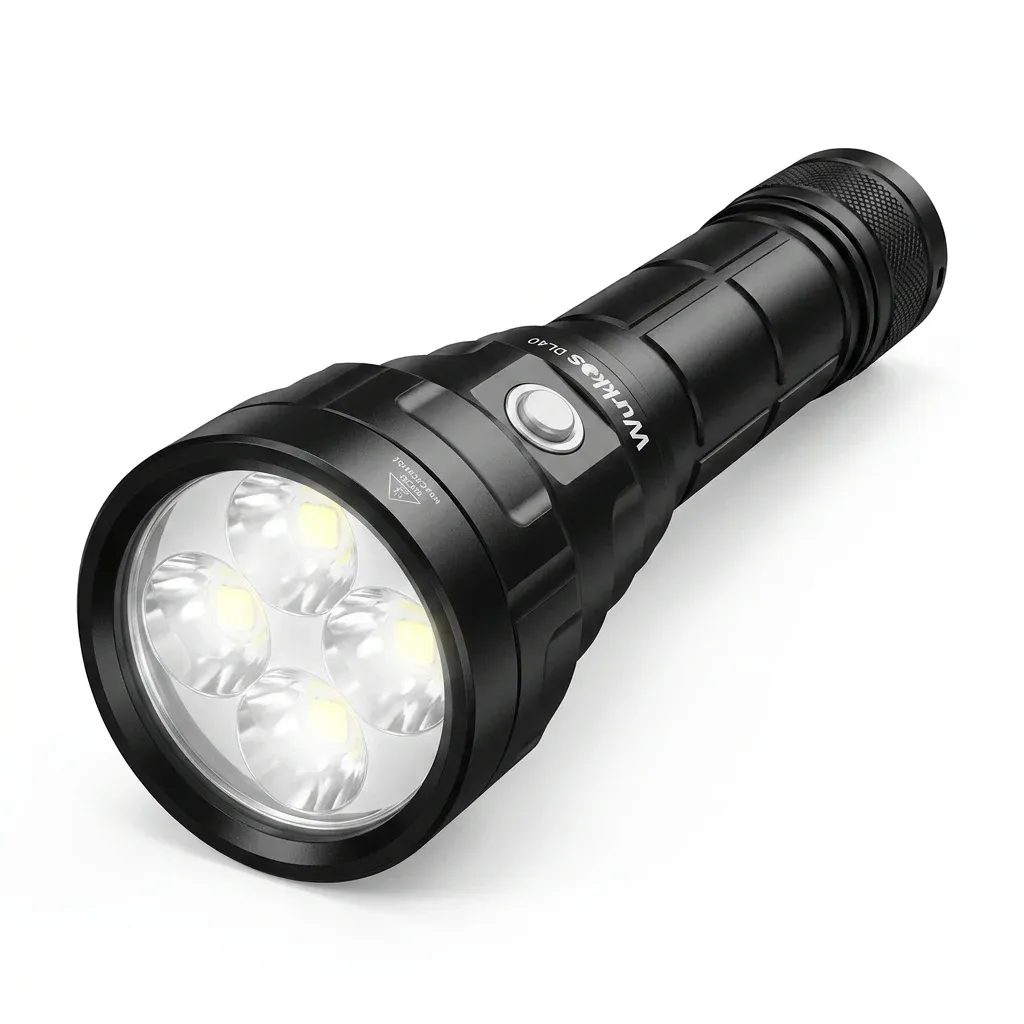 Wurkkos DL40 krachtige duikzaklamp zwart