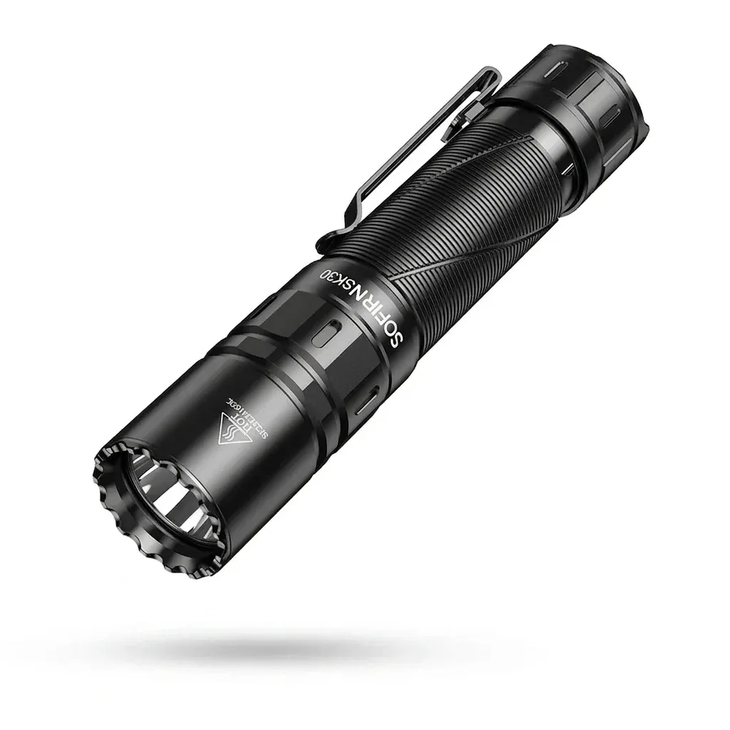 Sofirn SK30 tactische zaklamp met USB-C en dubbele schakelaar
