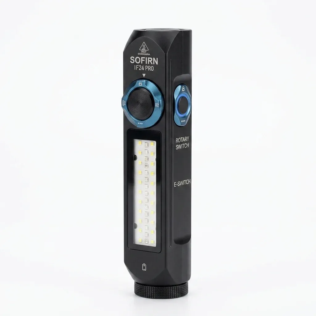 Sofirn IF24 Pro oplaadbare RGB-zaklamp met magneet