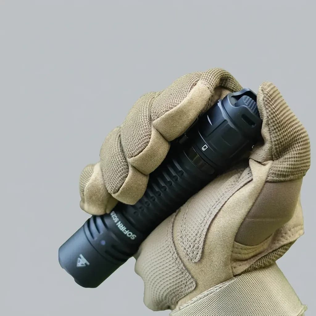 Sofirn SC28 oplaadbare tactische zaklamp met 21700-accu