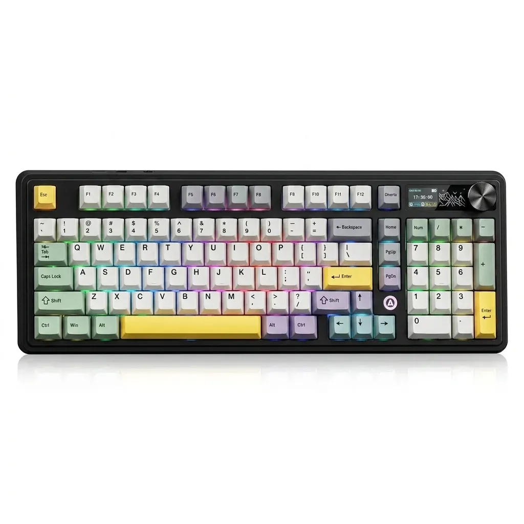 Ajazz AK980 gamingtoetsenbord met scherm