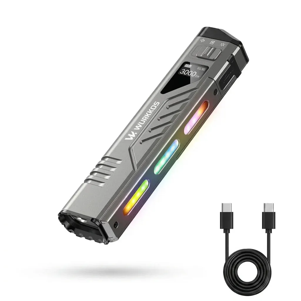 Wurkkos TD11 tactische USB-C zaklamp