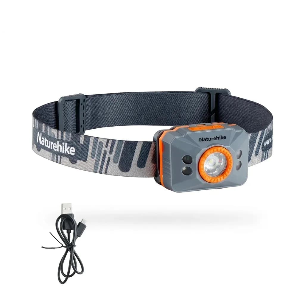Naturehike ultralichte sensorhoofdlamp met USB-oplading