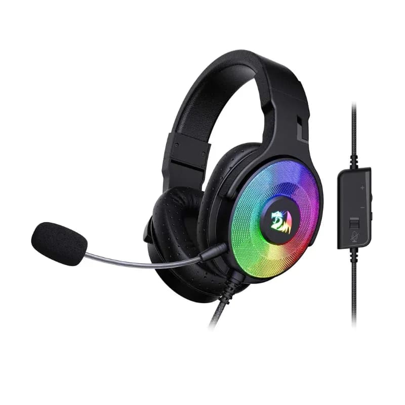 REDRAGON H350 RGB bedrade gamingheadset met 50 mm drivers