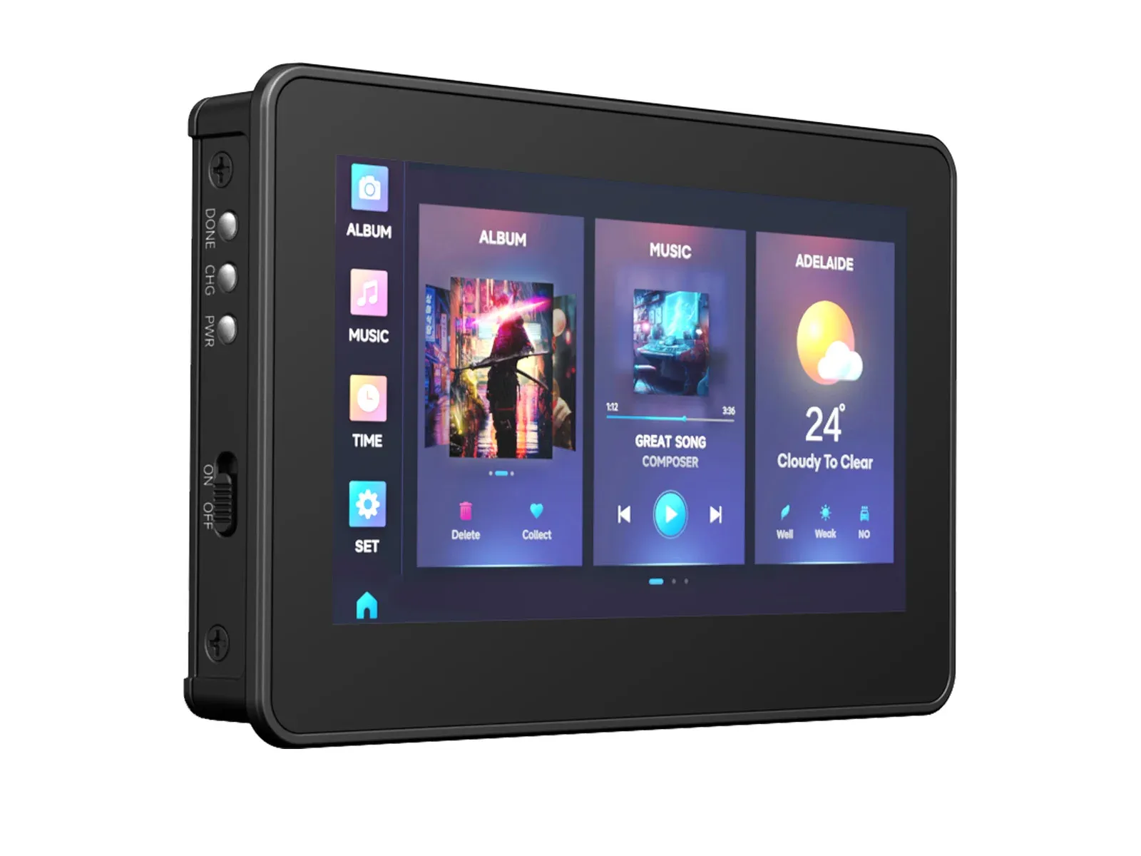 Waveshare RP2350 4,3 inch touch-ontwikkelbord voor industriële besturing