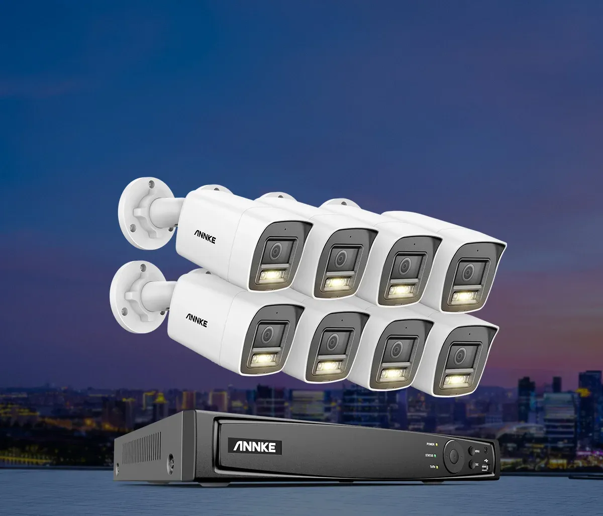 ANNKE H1200 12MP PoE-beveiligingssysteem met 8 kanalen