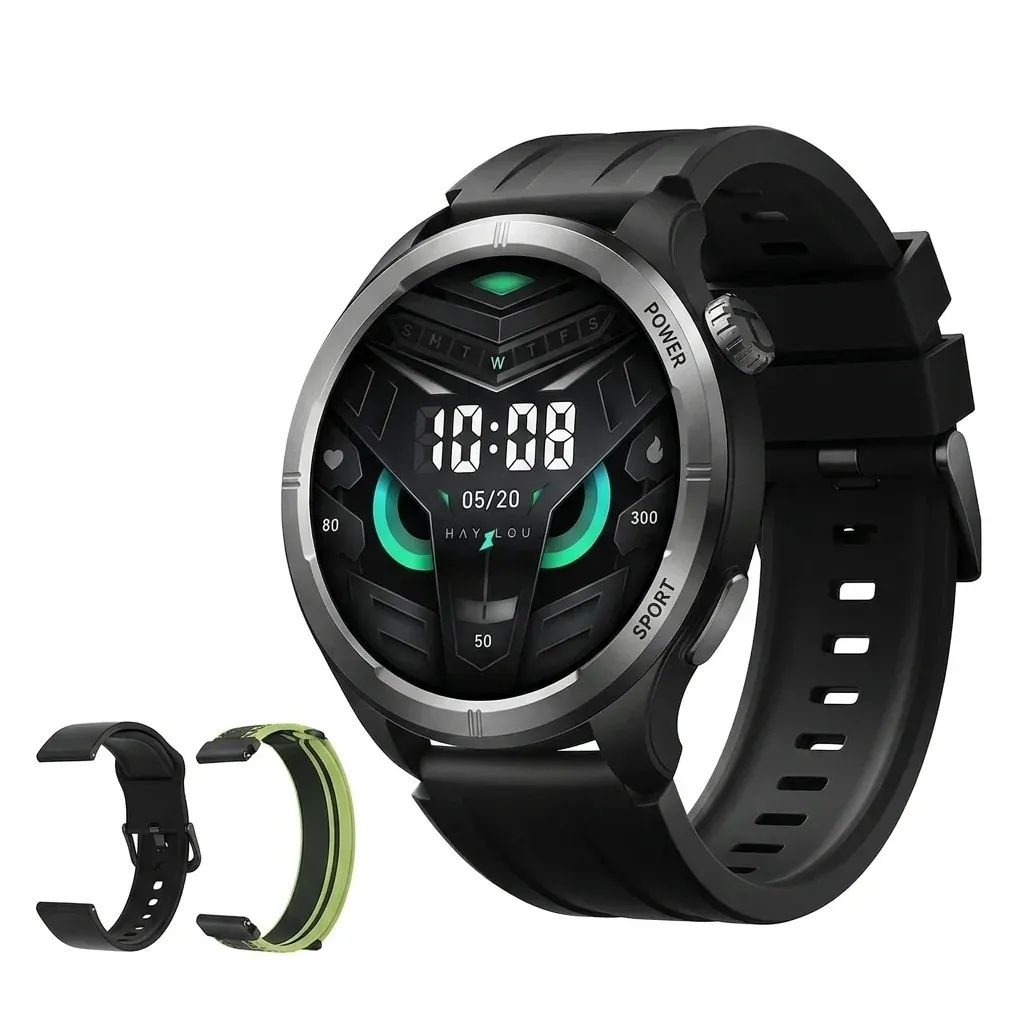Haylou Solar Neo smartwatch met dubbele band