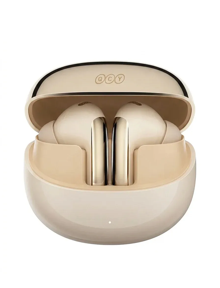 QCY MeloBuds Pro gouden oordopjes met case