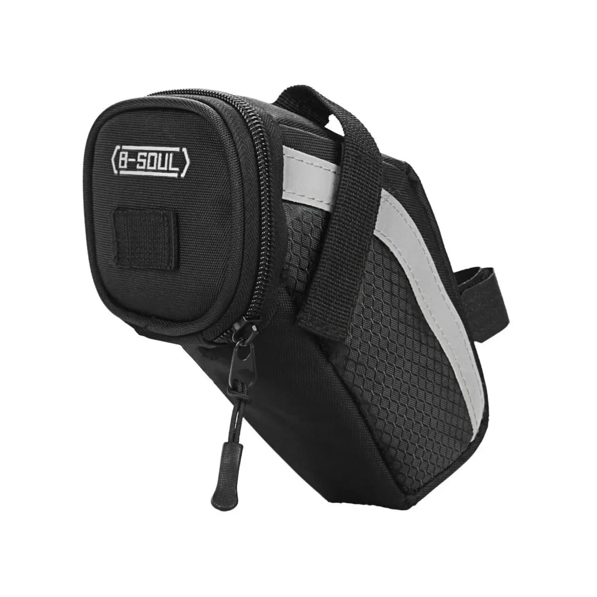 B-SOUL zadeltas 1 liter met reflectie