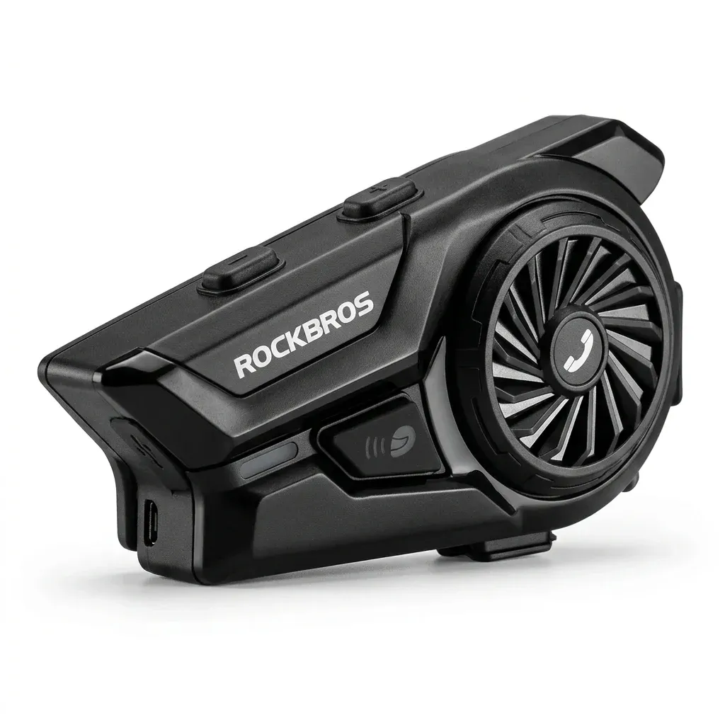 ROCKBROS Bluetooth motorhelm-headset met lange accuduur