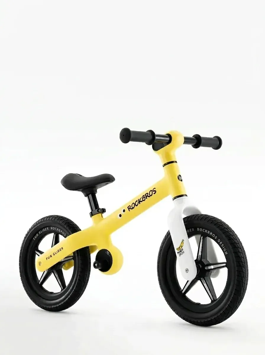ROCKBROS kinderbalansfiets met 12 inch wielen en carbon frame