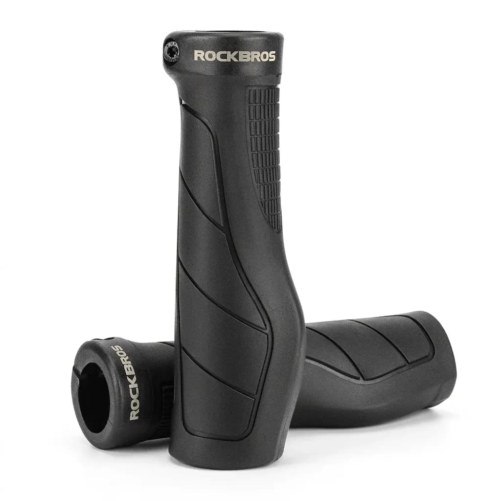 ROCKBROS ergonomische lock-on fietsgrips zwart