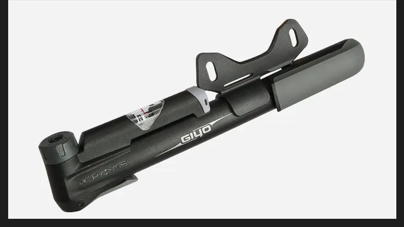 GIYO compacte handpomp voor fiets, bal en ventiel