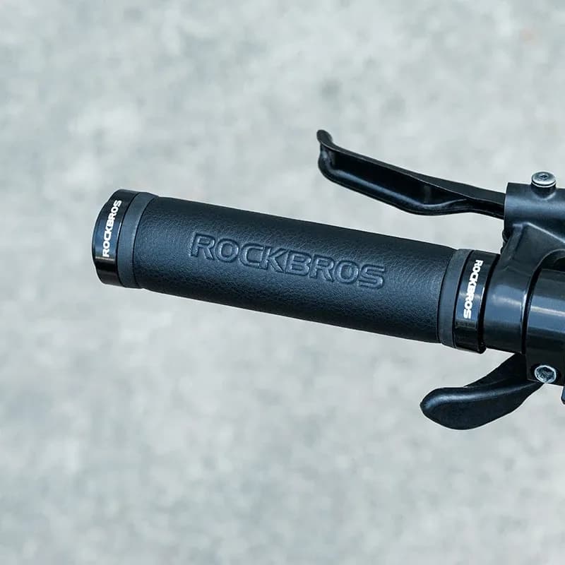 ROCKBROS microvezel stuurgrips met aluminium lockring