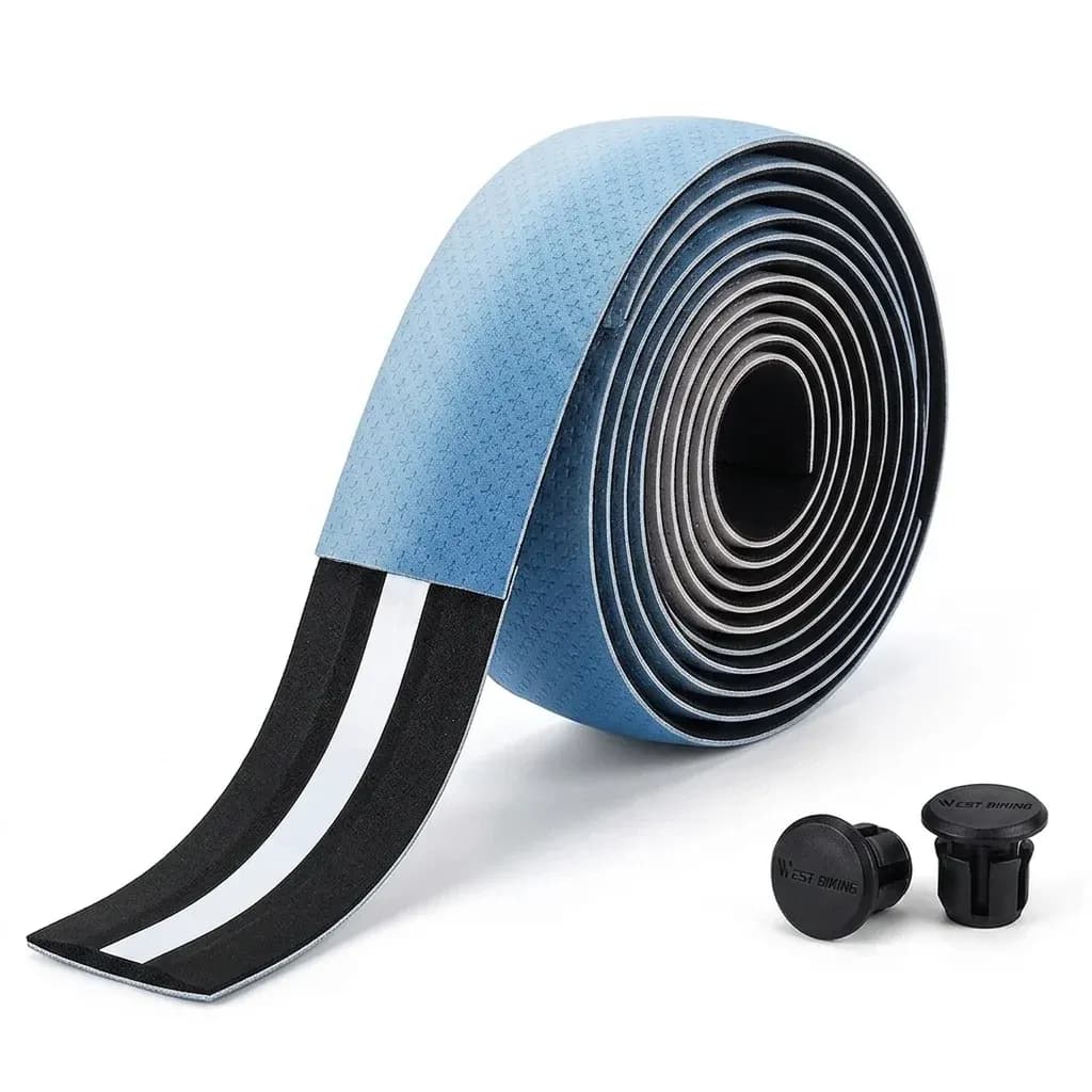 WEST BIKING blauw verloop stuurlint