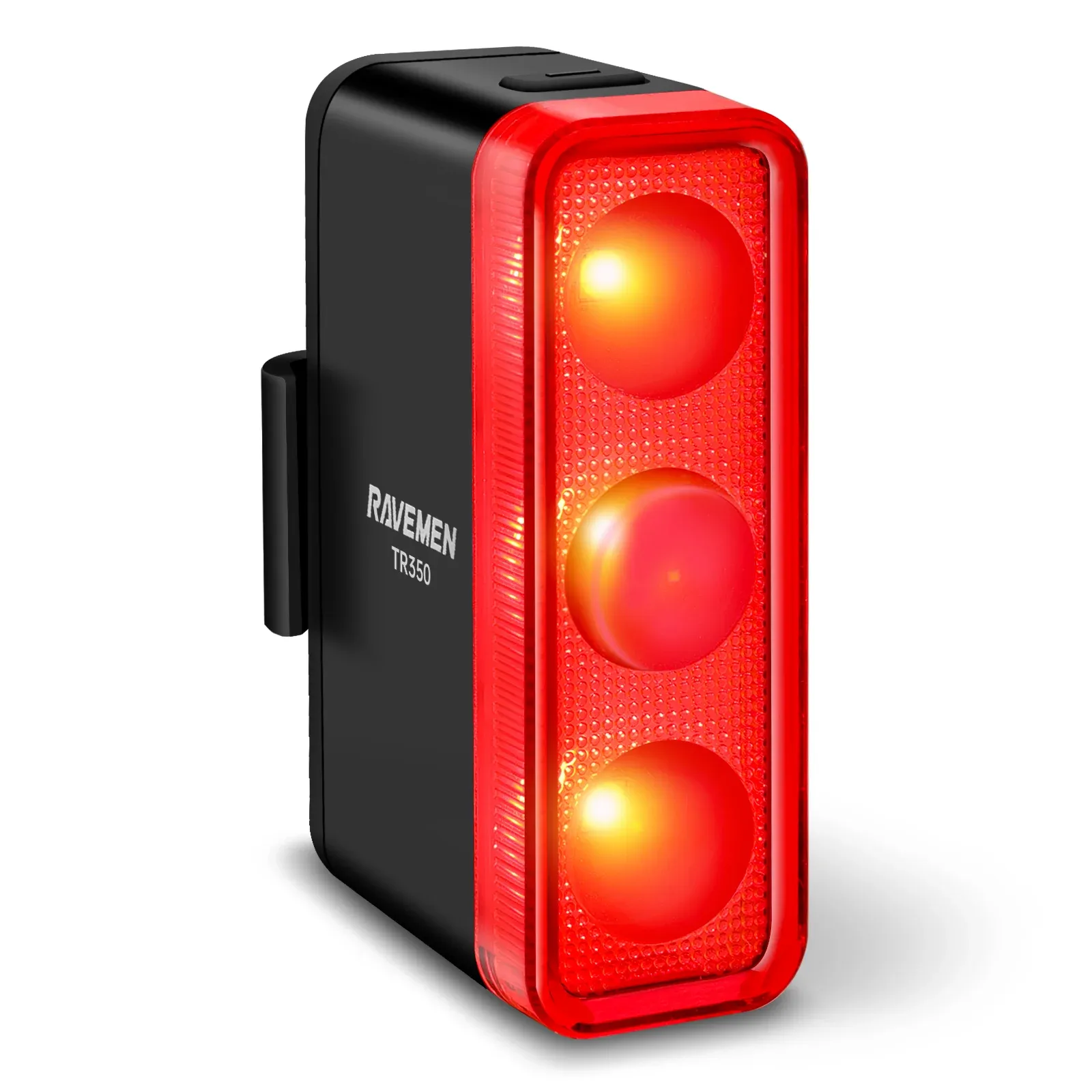 RAVEMEN TR350 slimme fietsachterlicht met remsensor