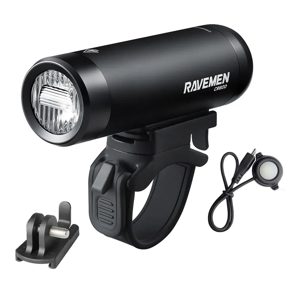 RAVEMEN CR600 anti-verblindingsfietslamp met T-beam