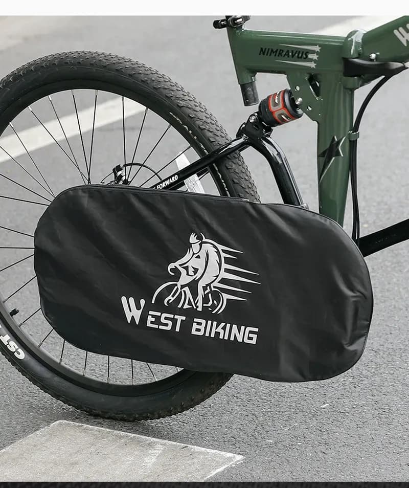 WEST BIKING kettingbeschermer voor race-, MTB- en vouwfietsen