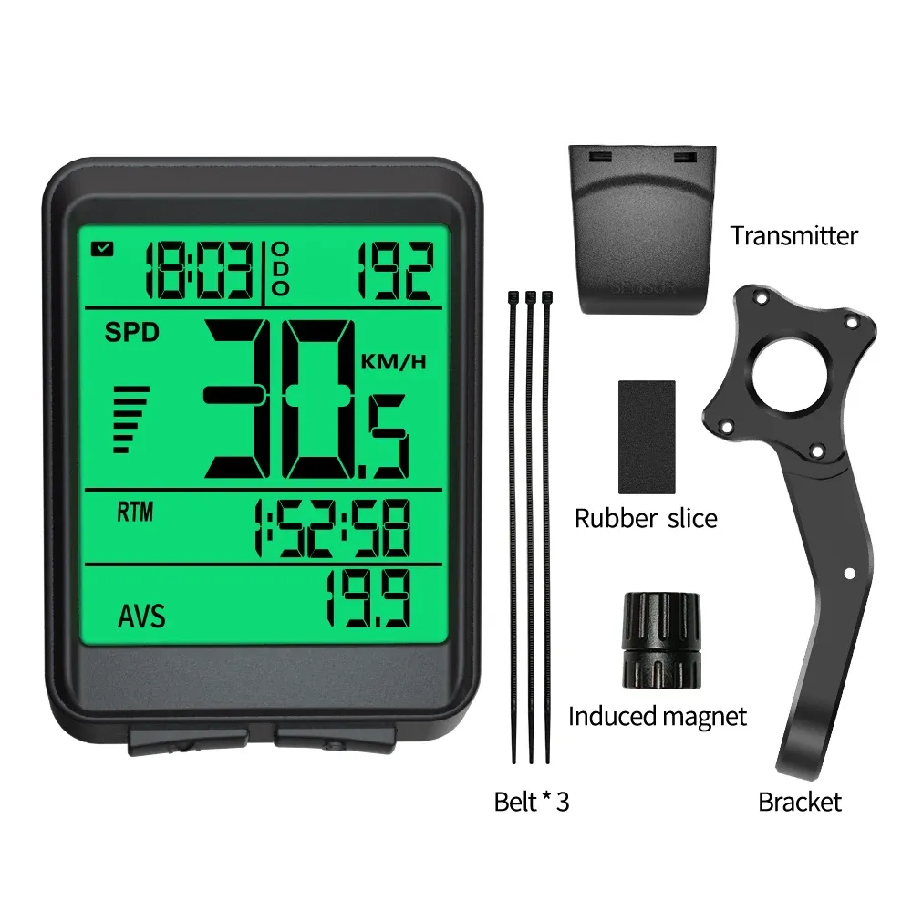 Bikevee BKV-1517 draadloze fietscomputer met IPX7