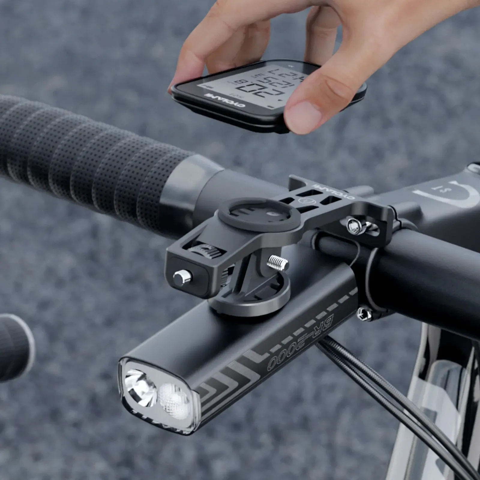 CYCLAMI 360° draaibare camerahouder voor fiets en actiecamera