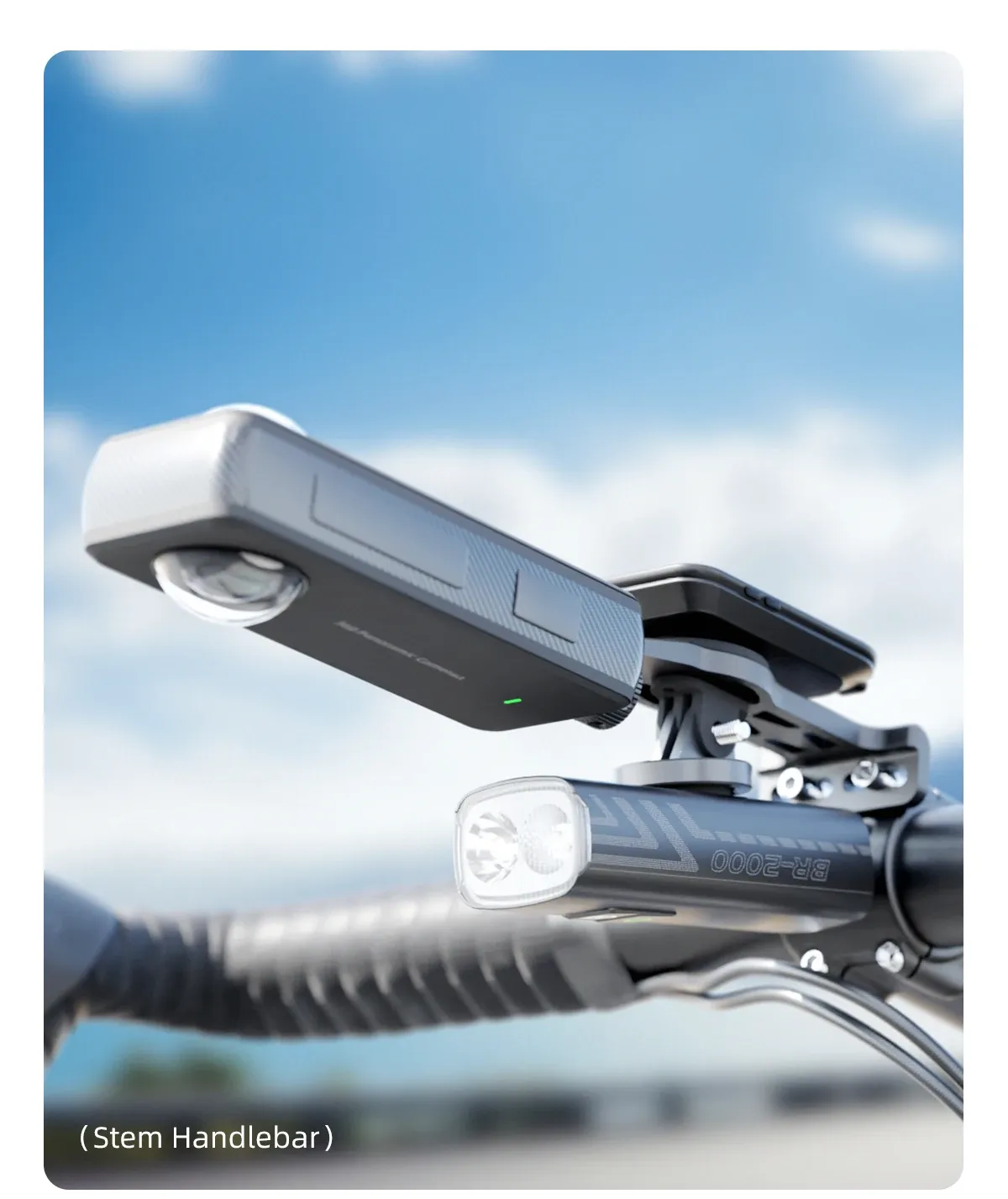 CYCLAMI multifunctionele stuurverlenging met camerahouder