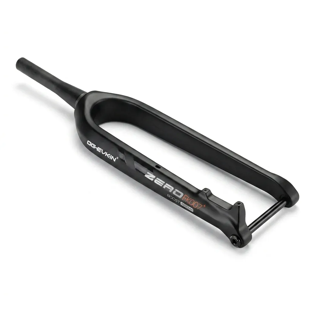 Zwarte OG-EVKIN carbon MTB voorvork
