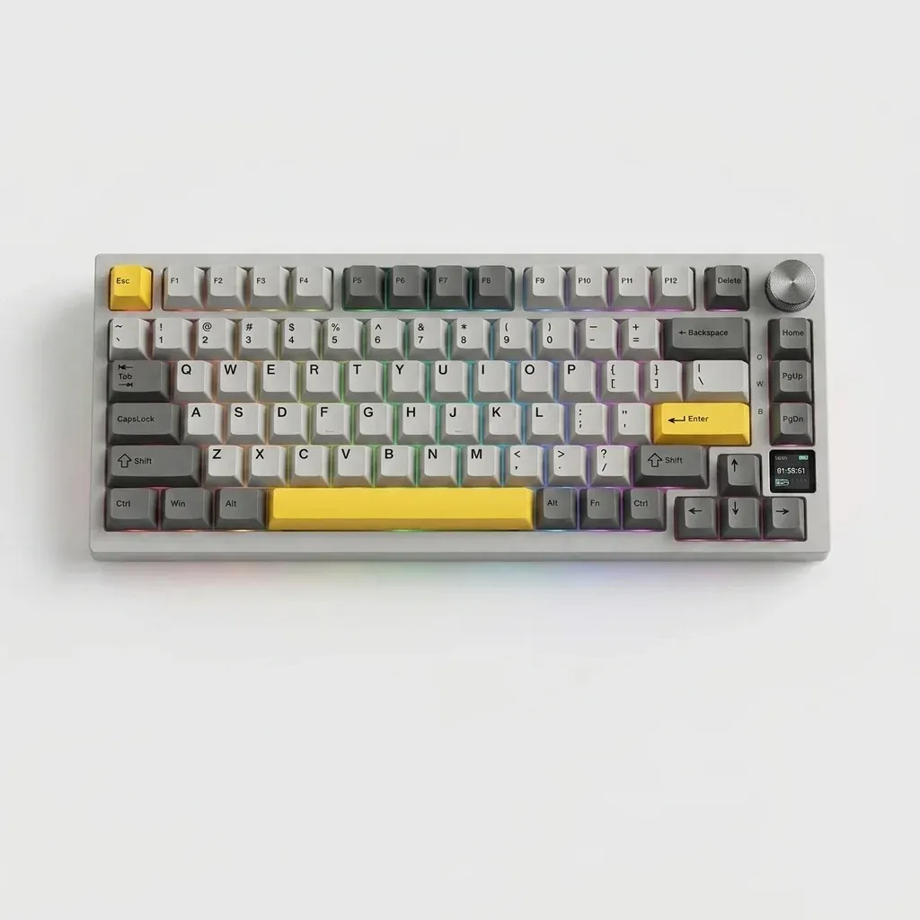 מקלדת מכנית Ajazz AK820 Pro עם כפתור