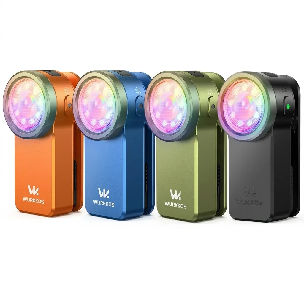 פנס קליפ Wurkkos HD03 עם RGB