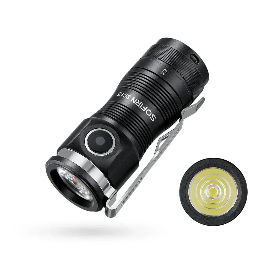 Sofirn SC13 compacte tactische zaklamp met 1300 lumen
