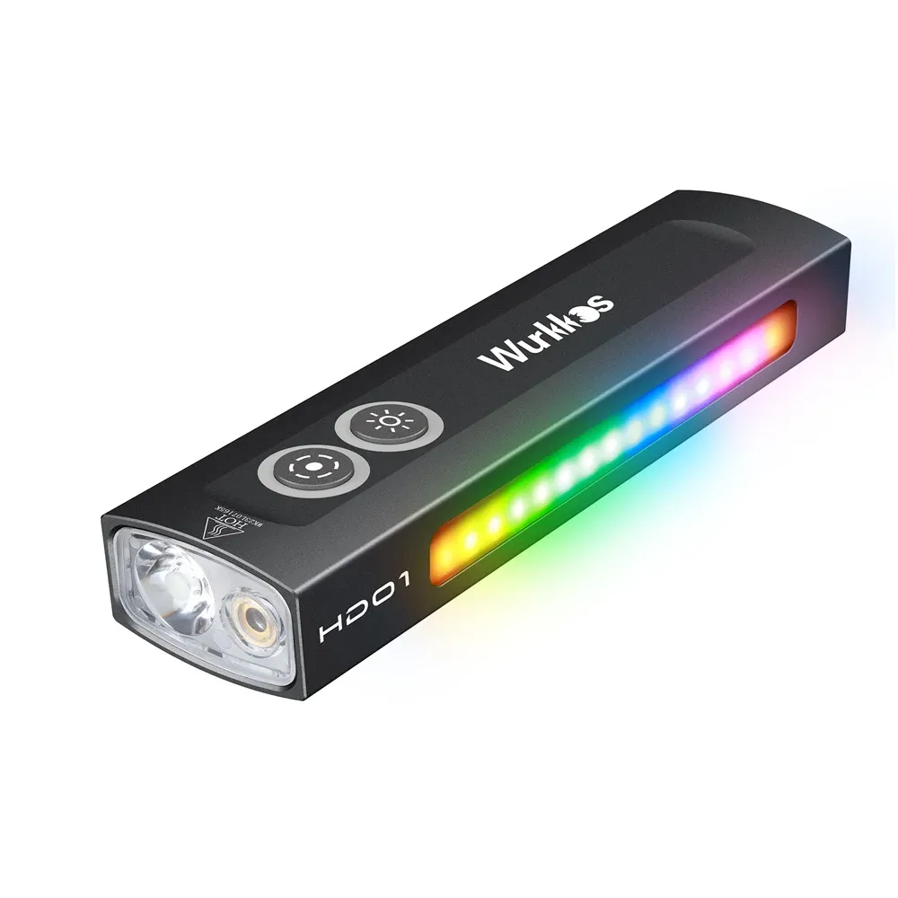 Wurkkos HD01 multifunctionele EDC-zaklamp met groen licht en RGB