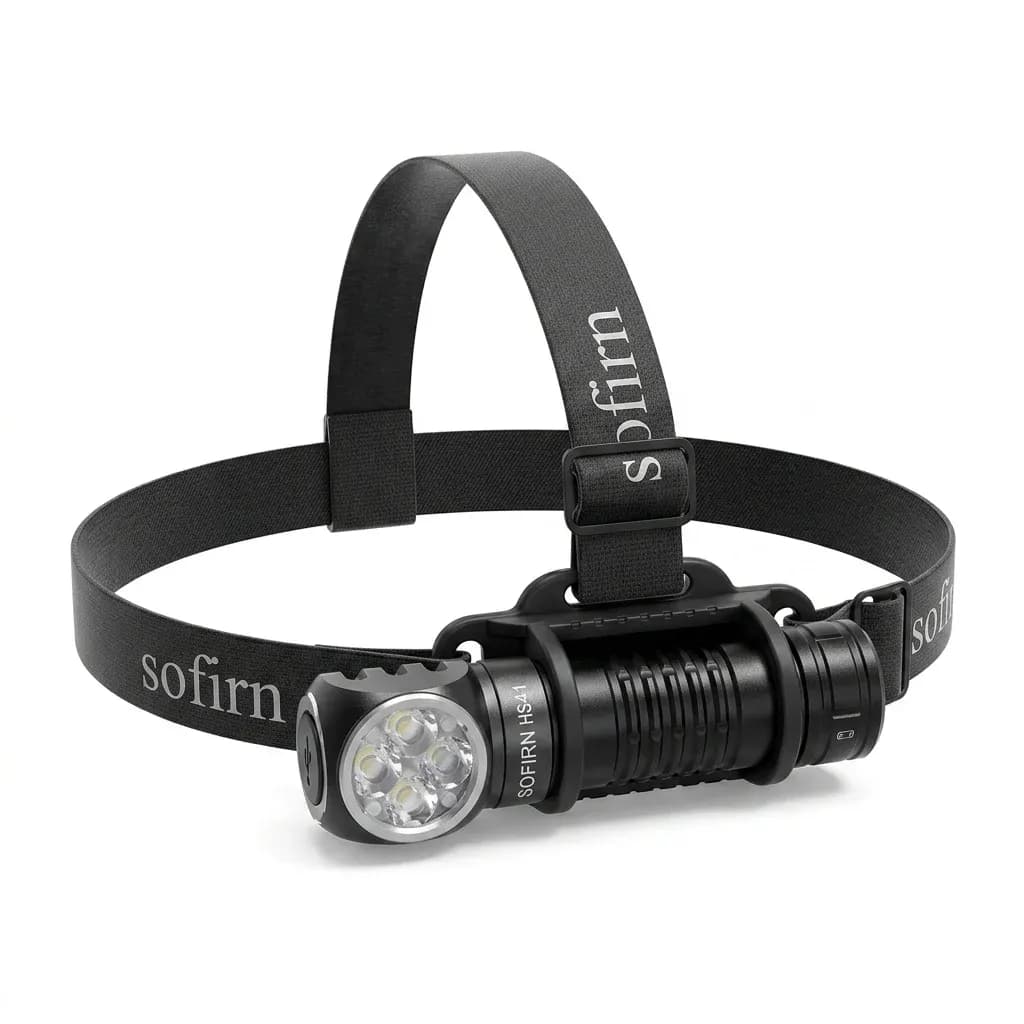 פנס ראש Sofirn HS41 נטען שחור